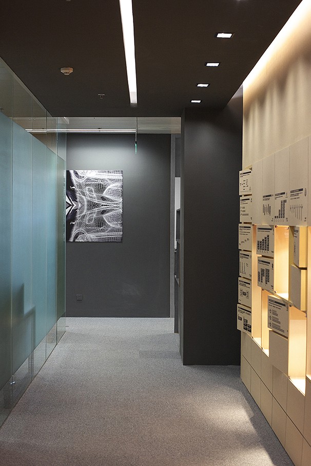 辦公室過道設(shè)計實(shí)景圖