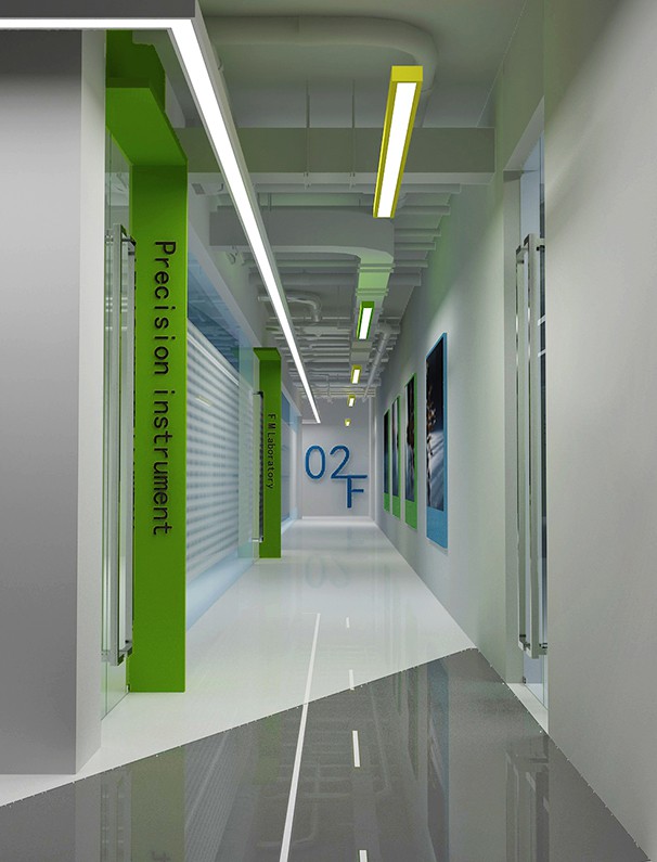 辦公室過道設(shè)計實(shí)景圖