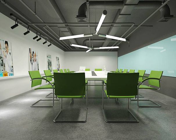 寶晶生物會議室裝修設(shè)計實(shí)景圖