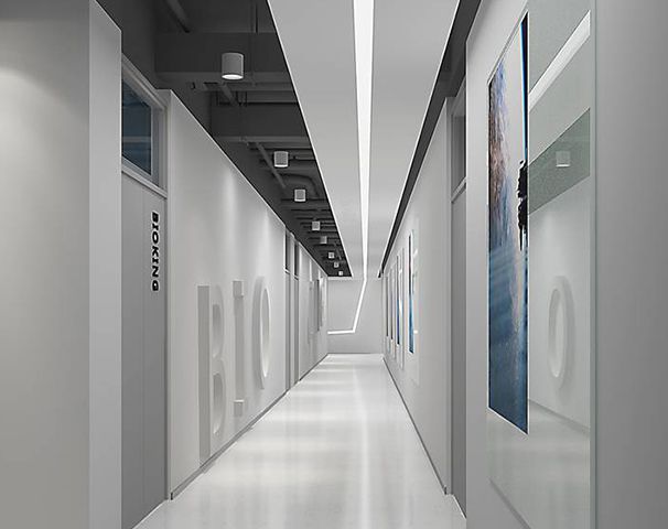 辦公室過道設(shè)計實(shí)景圖