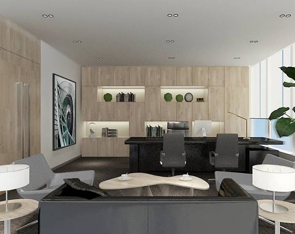 總經(jīng)理辦公室裝修設(shè)計實(shí)景圖