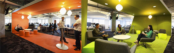 時(shí)尚現(xiàn)代的潮流辦公室設(shè)計(jì)