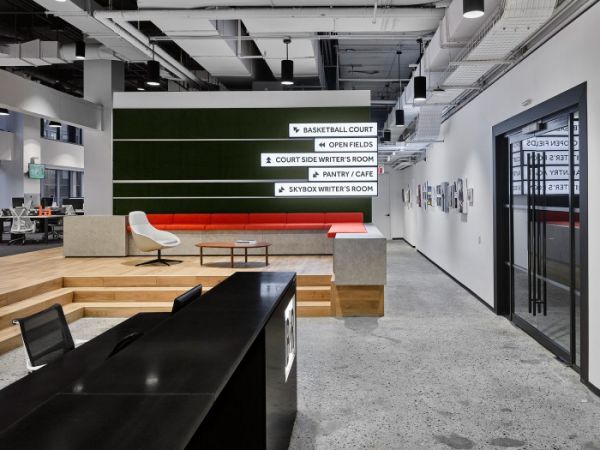 開(kāi)放式辦公室裝修設(shè)計(jì)協(xié)作型