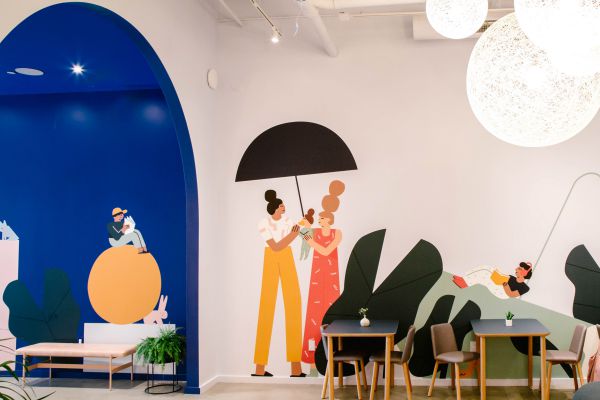 兒童保育中心辦公室設(shè)計中配色的運用